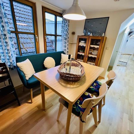 Blaue Tulpe, Balkon Mit Traumblick Lägenhet Rostock Exteriör bild