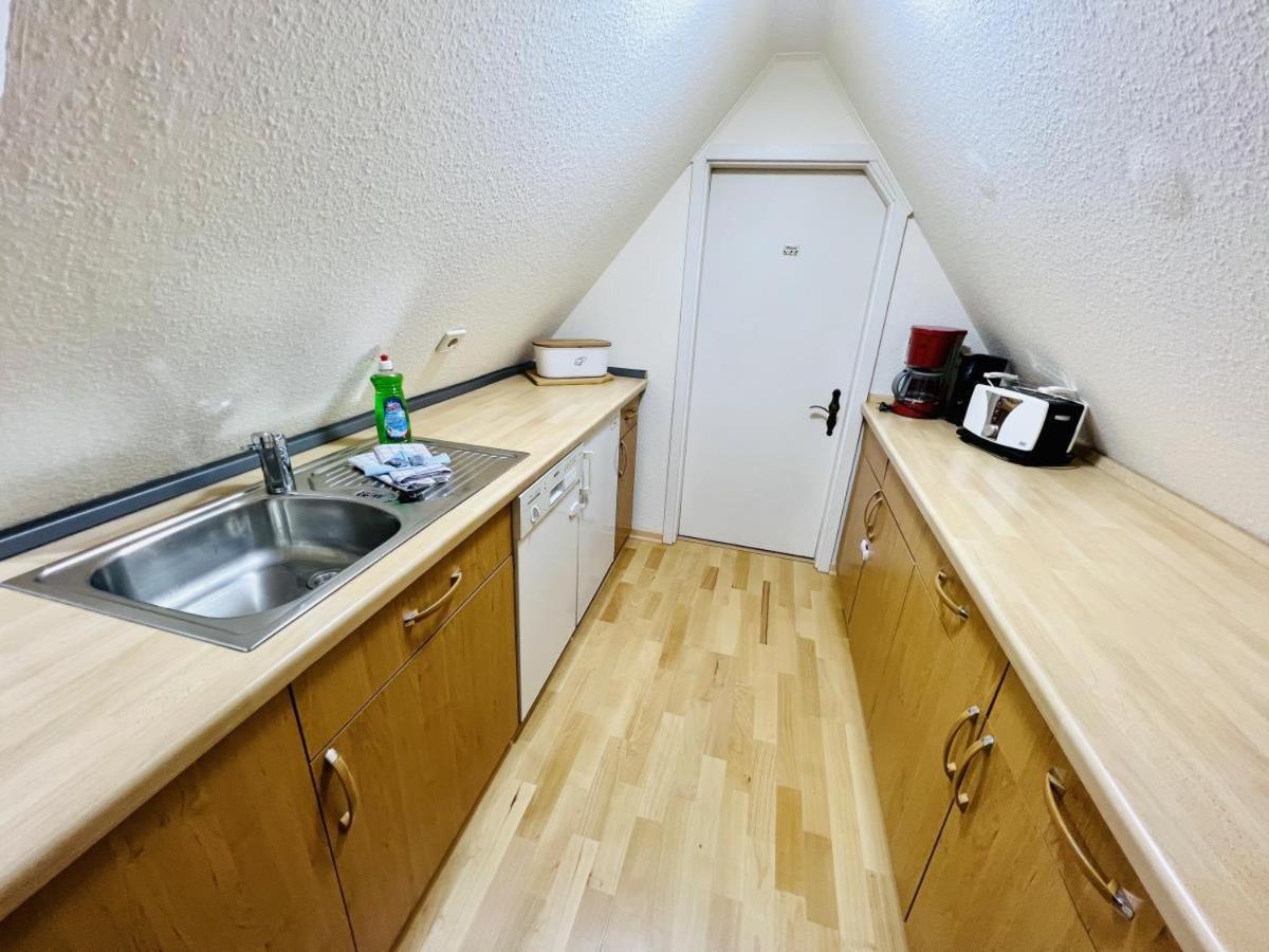 Blaue Tulpe, Balkon Mit Traumblick Lägenhet Rostock Exteriör bild